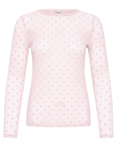 Fransa - FRDeta Langarmshirt - Peachskin Dots